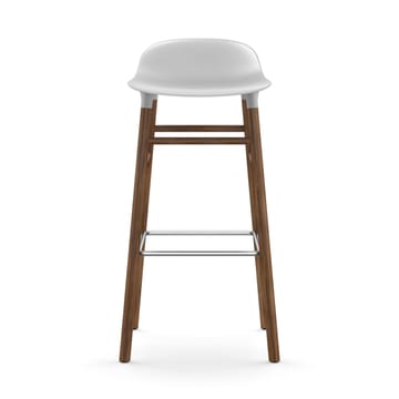 Form Chair barstol valnötsben - vit - Normann Copenhagen