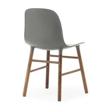 Form Chair stol valnötsben 2-pack - grå-valnöt - Normann Copenhagen