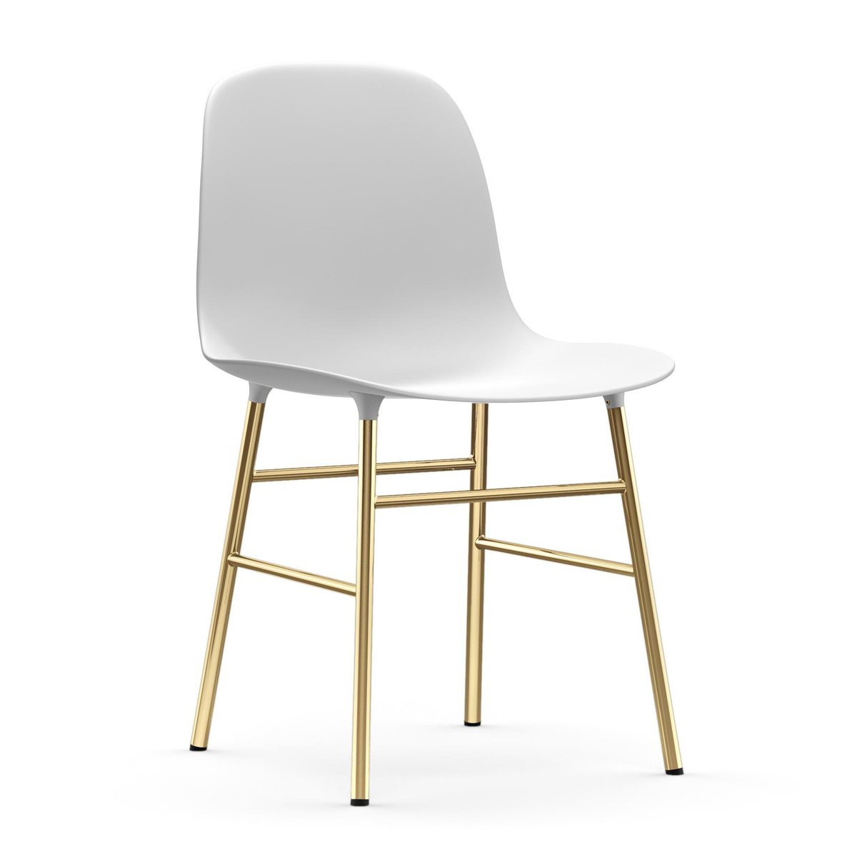 Normann Copenhagen Form stol mässingsben Vit | Skandinavisk Design | Stolar | Vit