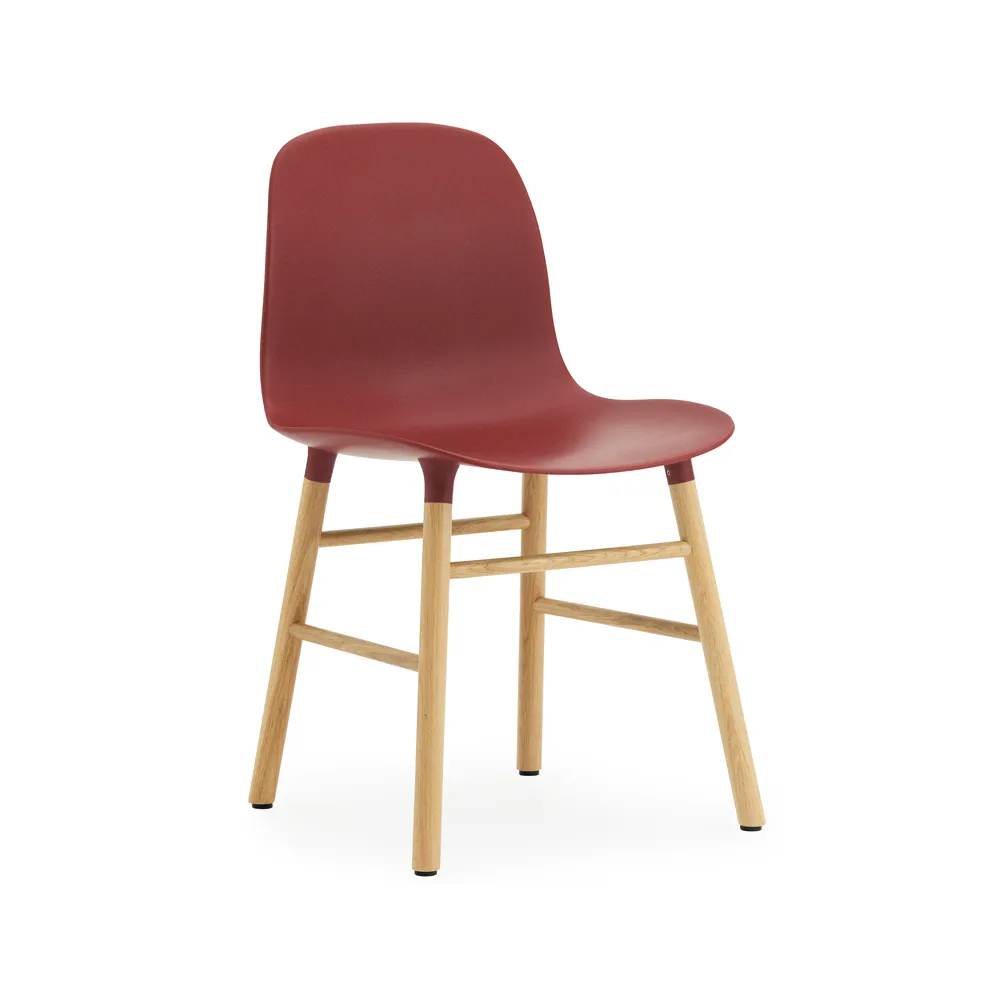 Normann Copenhagen Form stol red, ekben