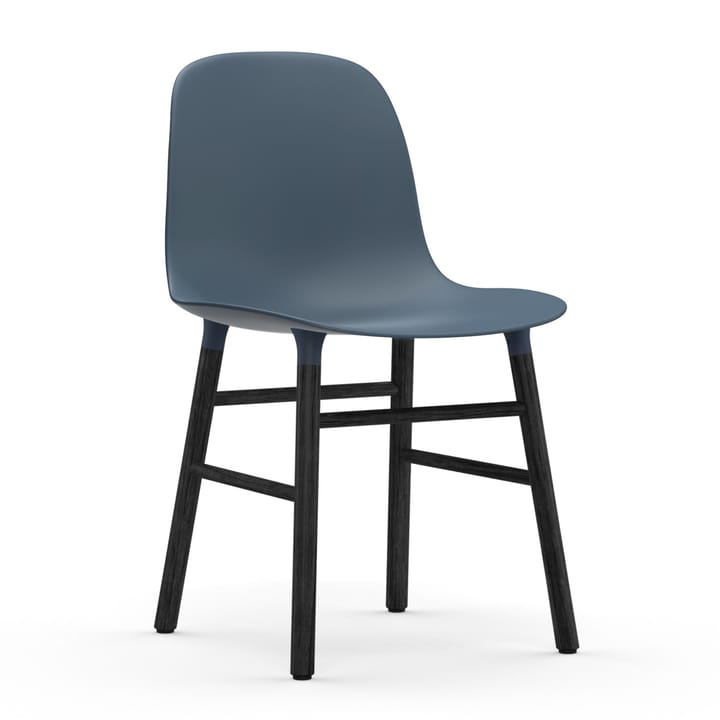 Form stol svarta ben - Blå - Normann Copenhagen