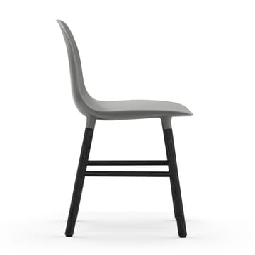Form stol svarta ben - Grå - Normann Copenhagen