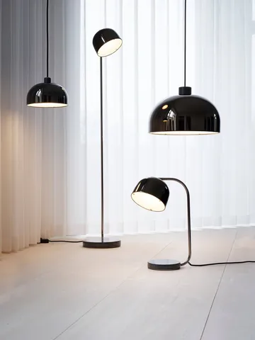 Grant pendel - black, stor- stål, granit - Normann Copenhagen