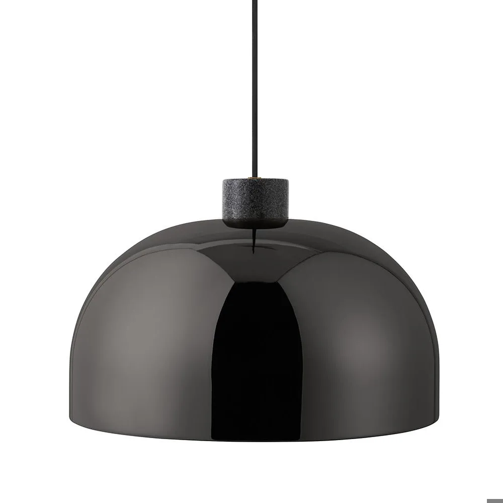 Normann Copenhagen Grant pendel black, stor- stål, granit