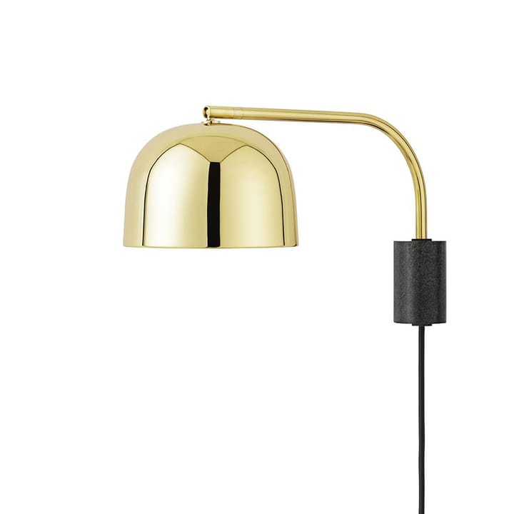 Grant vägglampa - brass, liten- stål, granit - Normann Copenhagen