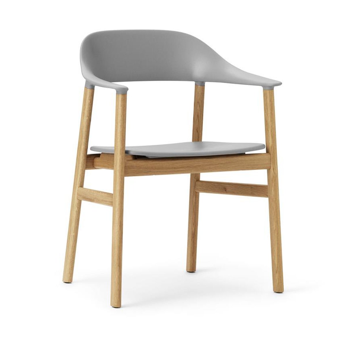 Normann Copenhagen Herit karmstol ek Grey | Skandinavisk Design | Stolar | Grå