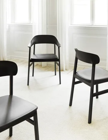 Herit karmstol rökt ek - Black - Normann Copenhagen