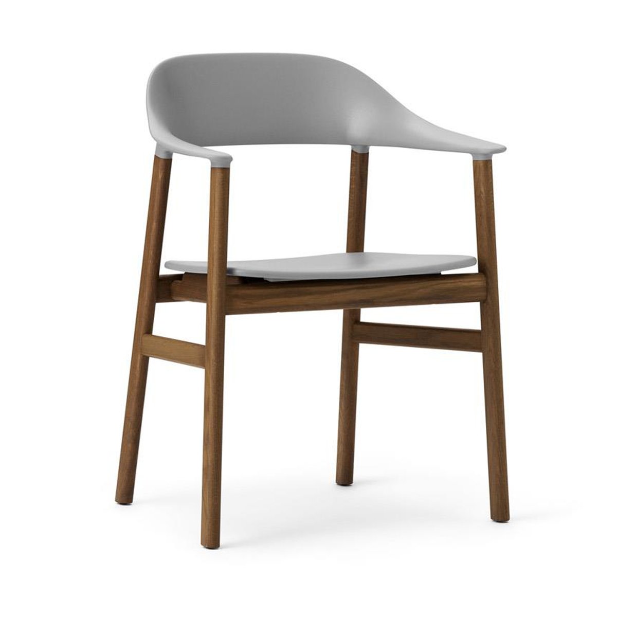 Normann Copenhagen Herit karmstol rökt ek Grey | Skandinavisk Design | Stolar | Grå