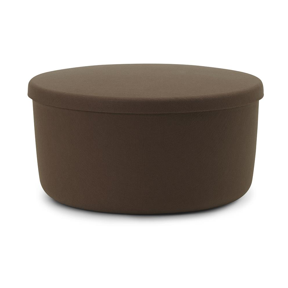 Normann Copenhagen Hide Storage sittpuff stor Brun | Skandinavisk Design | Sittpuffar | Brun