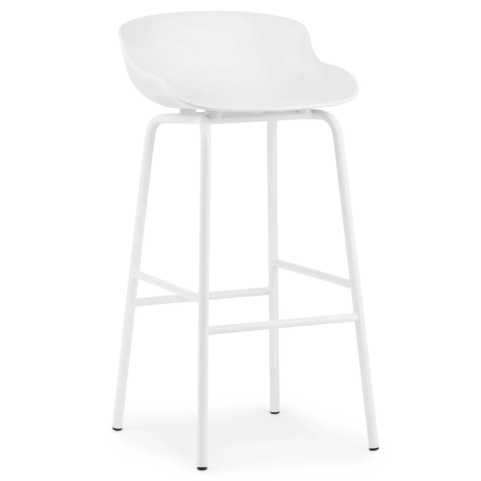 Hyg barstol metallben 75 cm, Vit Normann Copenhagen