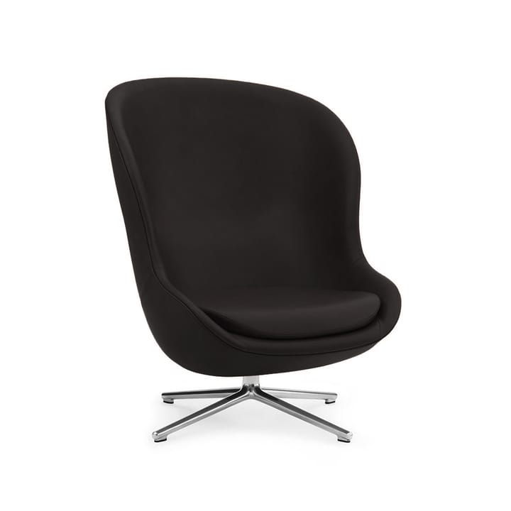 Hyg fåtölj - Läder ultra 41580 antracit - Normann Copenhagen