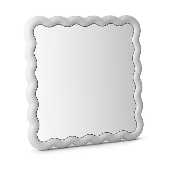Normann Copenhagen Illu spegel 80x80 cm Vit | Skandinavisk Design | Väggspeglar | Vit