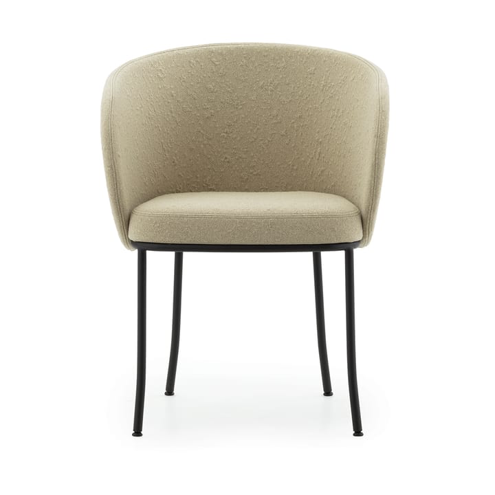 Knit karmstol, Sand-black steel Normann Copenhagen