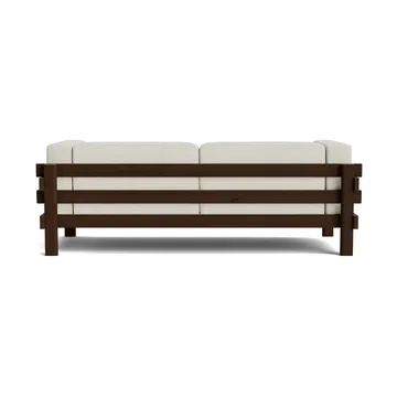 Kube soffa - Brunlackerad furu-tyg Remix 223 Beige, 220 cm - Normann Copenhagen