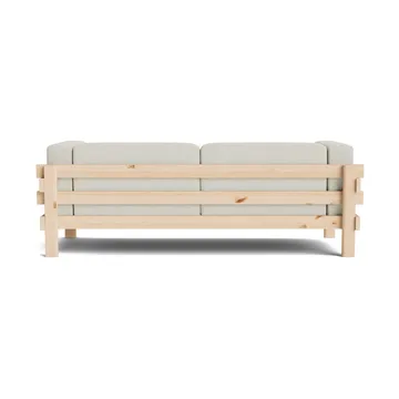 Kube soffa - Lackerad furu-tyg Remix 223 Beige, 220 cm - Normann Copenhagen