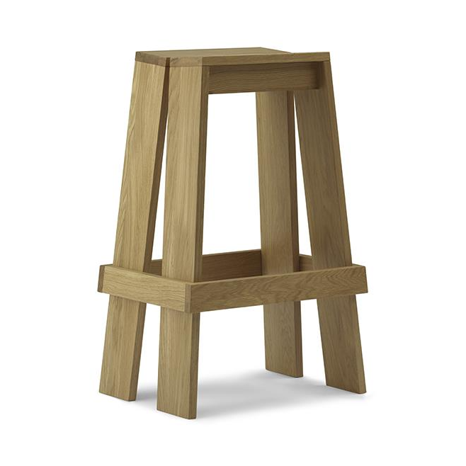 Normann Copenhagen Let barpall 75 cm Oak | Skandinavisk Design | Barstolar | Beige