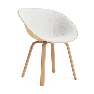 Mat Armchair karmstol framsideklädd - Hallingdal 110-hemp-beech - Normann Copenhagen