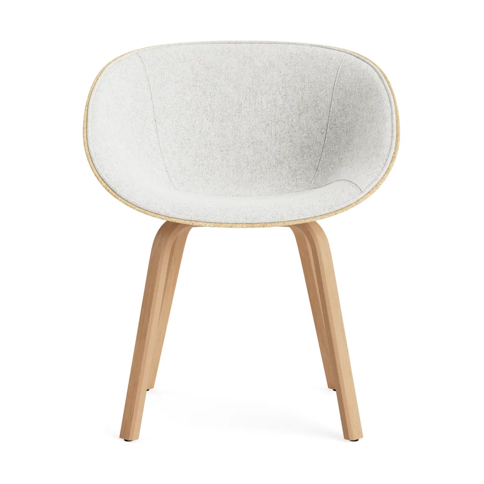 Mat Armchair karmstol framsideklädd, Hallingdal 110-hemp-beech Normann Copenhagen