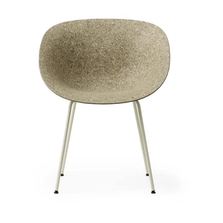 Mat Armchair karmstol - Seaweed-cream steel - Normann Copenhagen