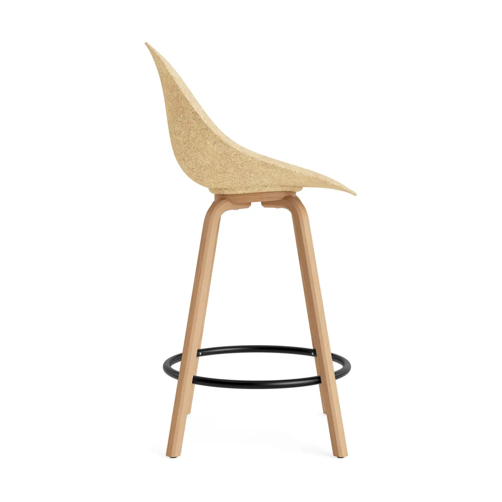 Mat Bar Chair barstol 65 cm, Hemp-beech-black steel Normann Copenhagen