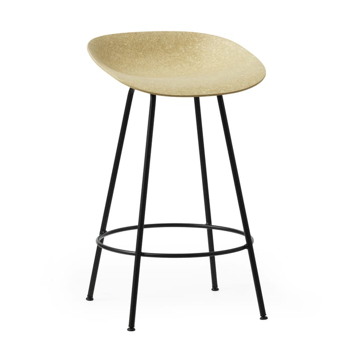 Mat Barstool barpall 65 cm - Hemp-black steel - Normann Copenhagen