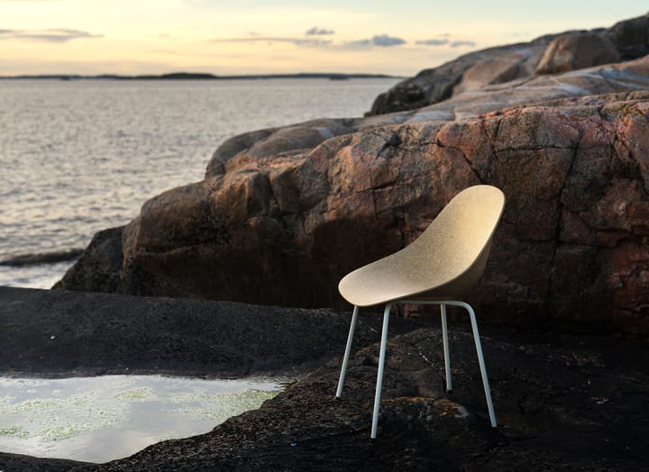Mat Chair stol - Hemp-cream steel - Normann Copenhagen