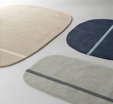 Oona matta 140x140 cm - Blå - Normann Copenhagen