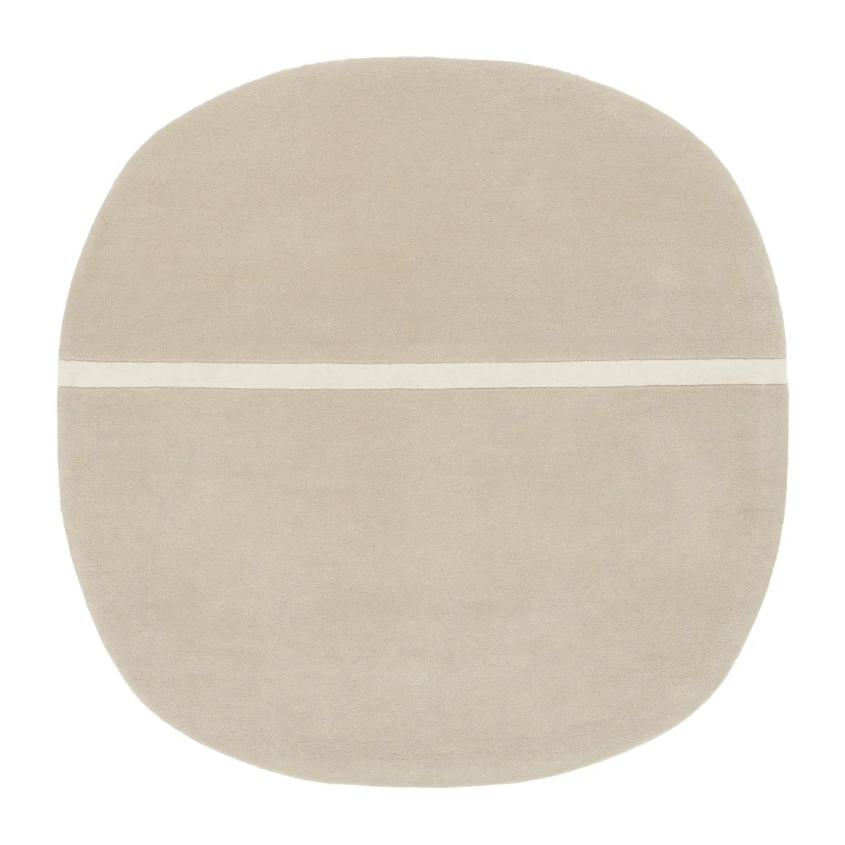 Normann Copenhagen Oona matta 140x140 cm Sand