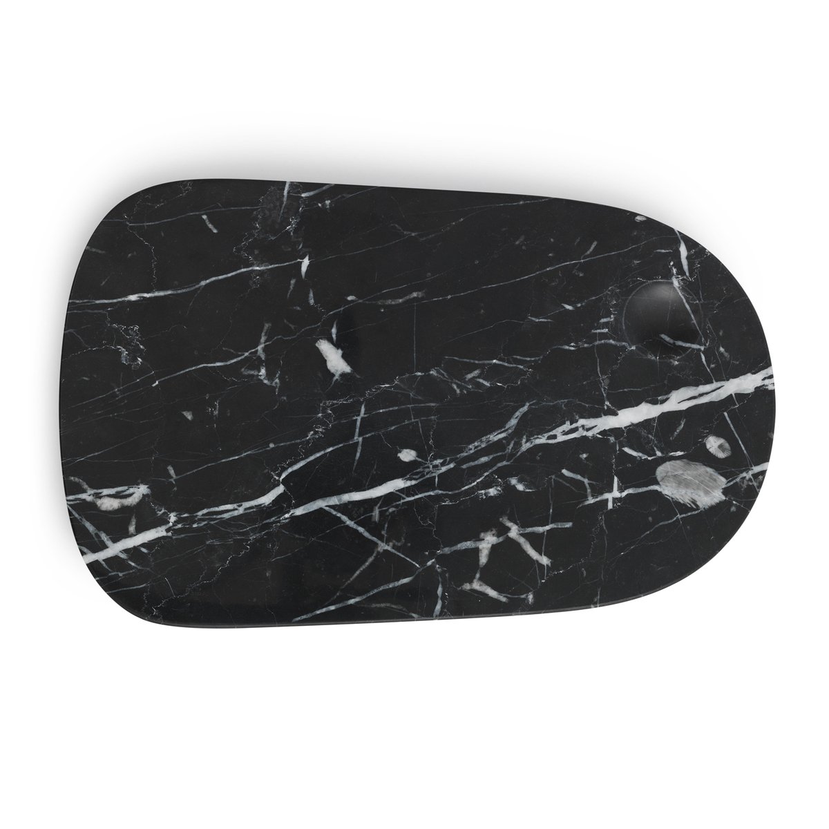 Normann Copenhagen Pebble skärbräda marmor stor | Skandinavisk Design | Skärbrädor | Svart