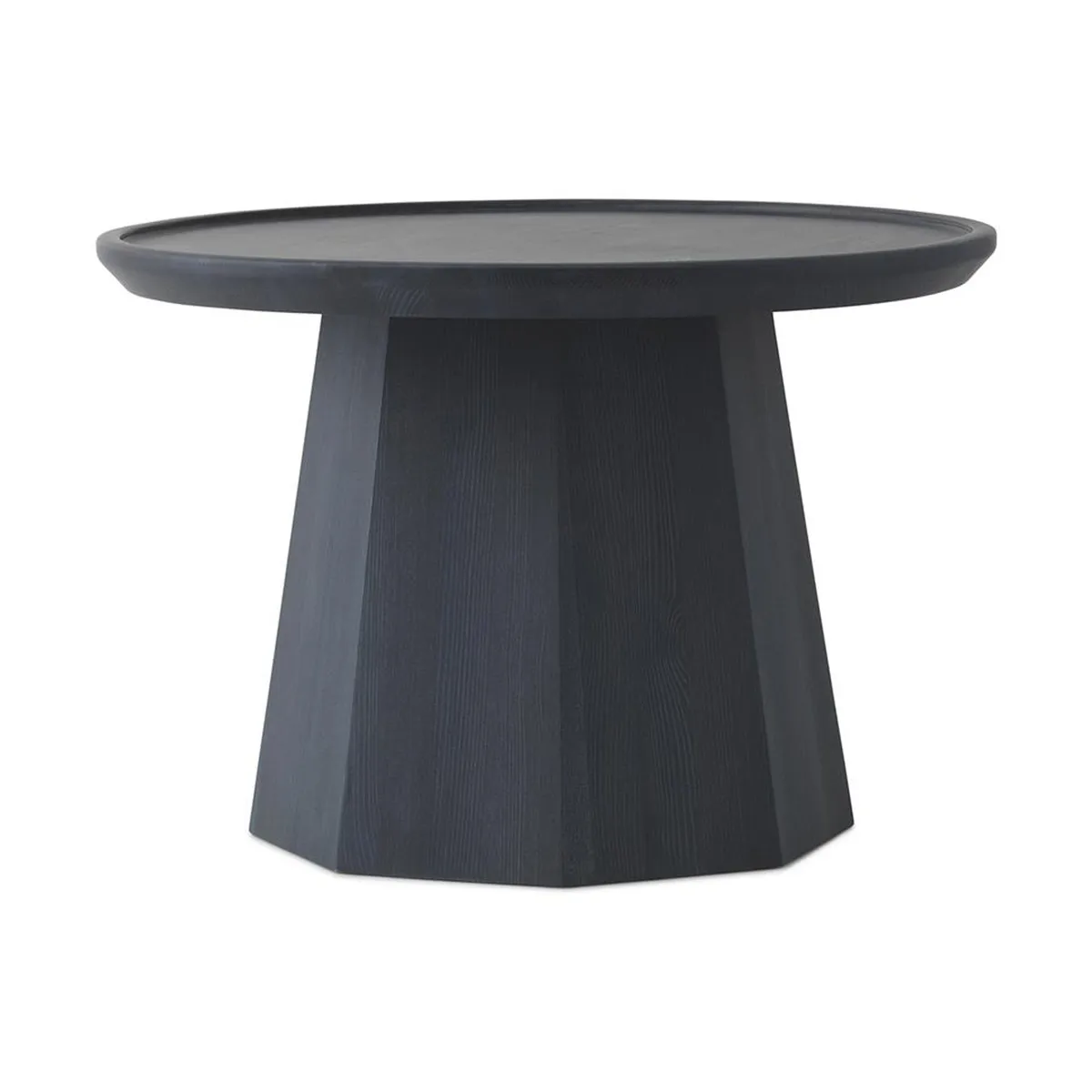 Normann Copenhagen Pine table large sidobord Ø65 cm H:44,5 cm Dark Blue