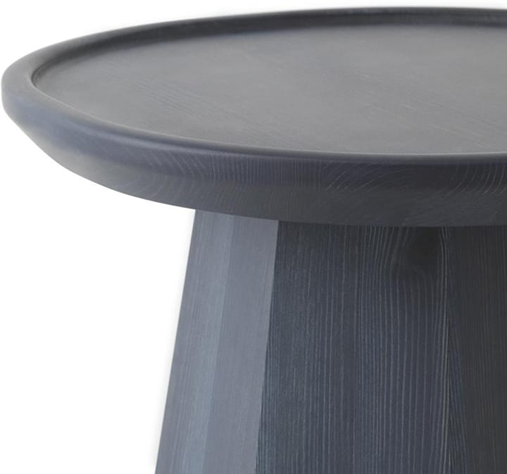 Pine table large sidobord Ø65 cm H:44,5 cm - Dark Blue - Normann Copenhagen