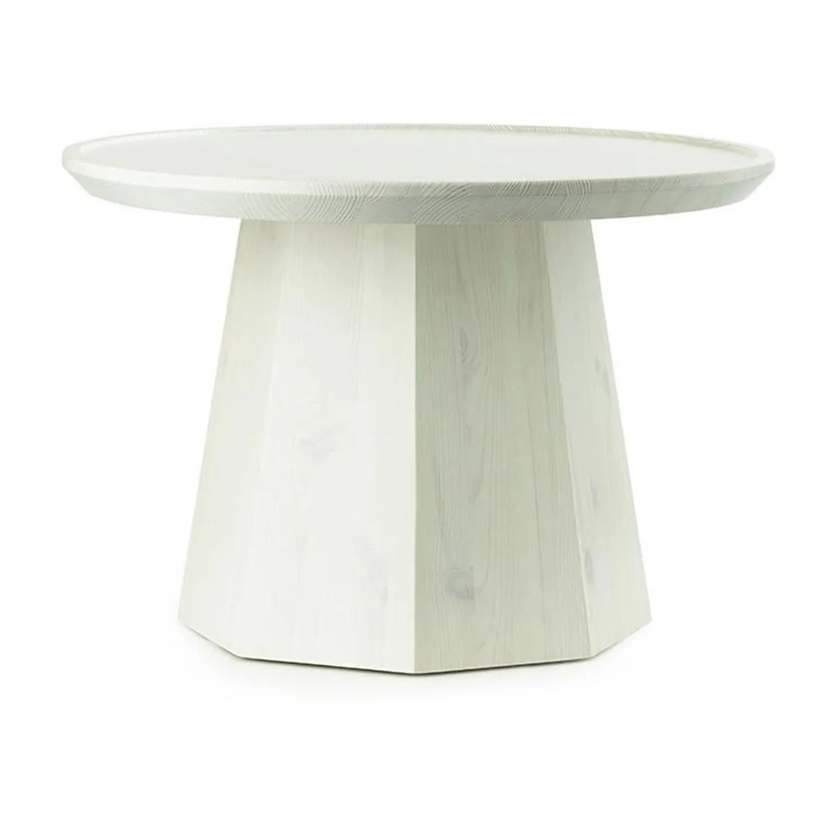 Normann Copenhagen Pine table large sidobord Ø65 cm H:44,5 cm Light Green