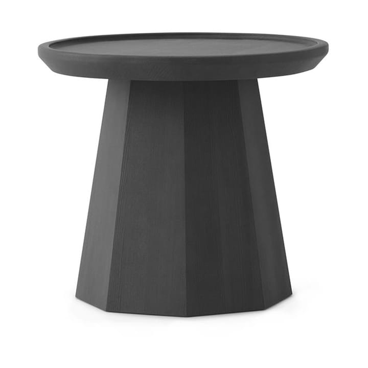 Pine table small sidobord Ø45 cm H:40,6 cm - Dark Grey - Normann Copenhagen