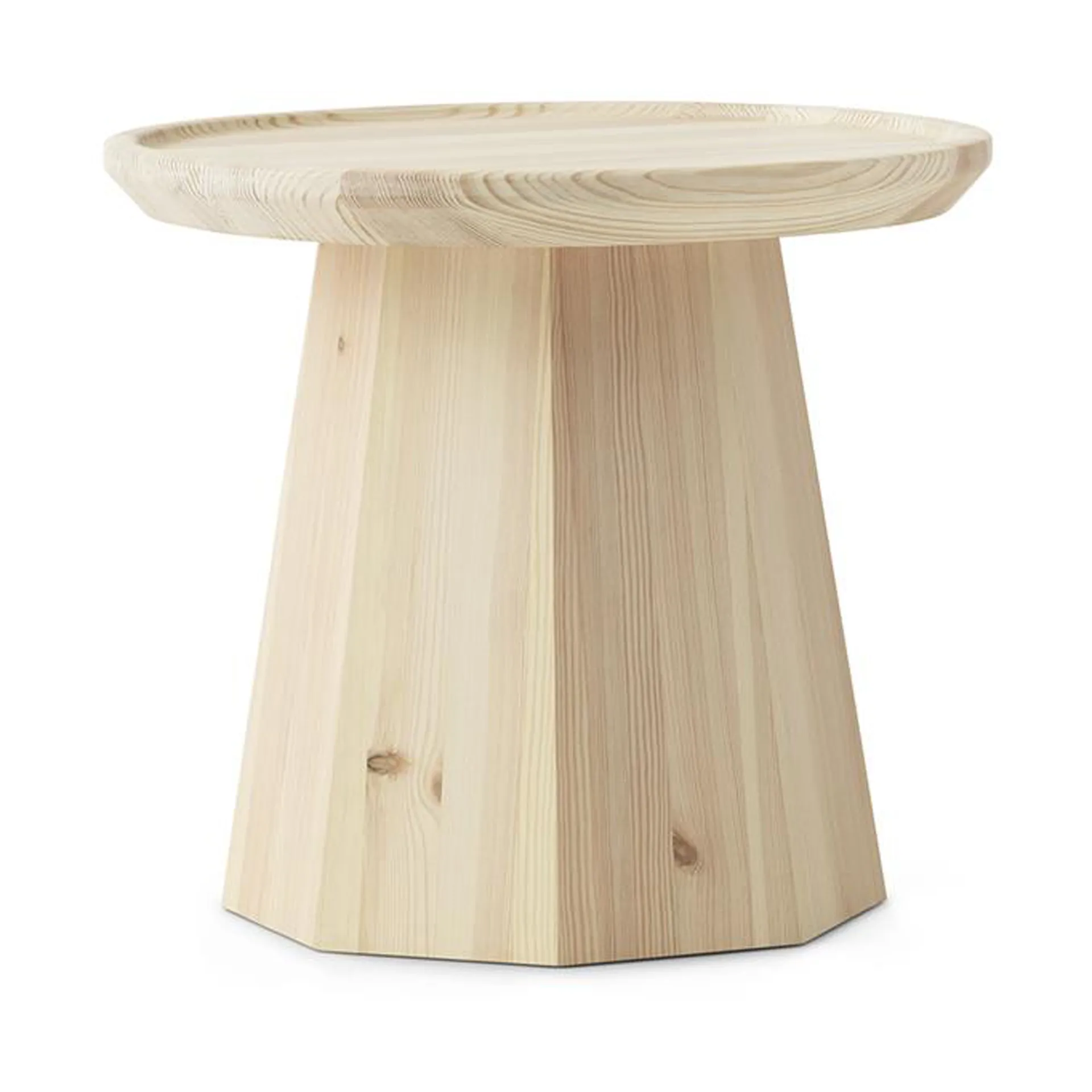 Pine table small sidobord Ø45 cm H:40,6 cm, Pine Normann Copenhagen