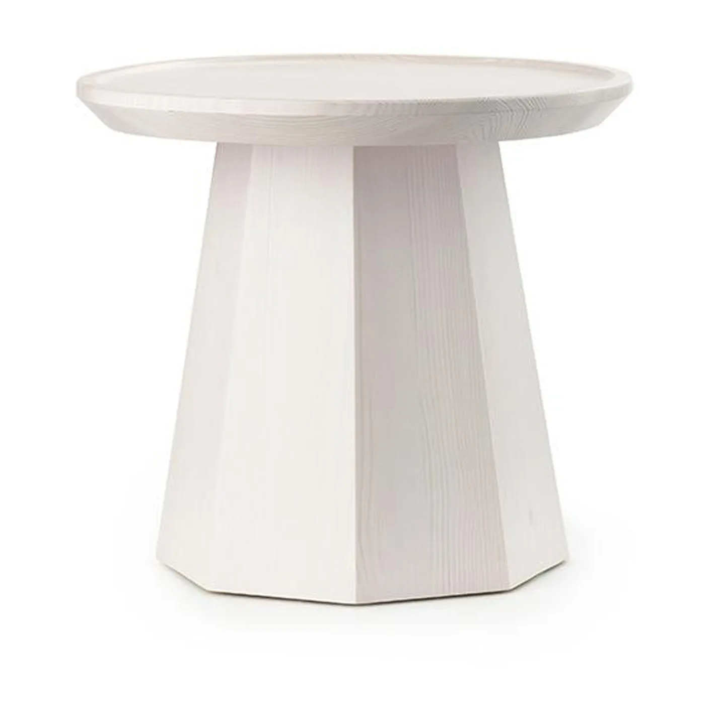 Pine table small sidobord Ø45 cm H:40,6 cm, Rose Normann Copenhagen