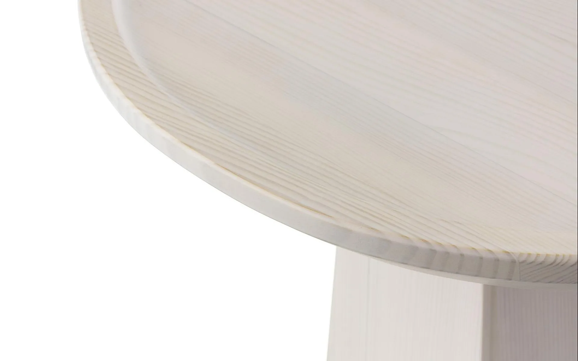 Pine table small sidobord Ø45 cm H:40,6 cm, Rose Normann Copenhagen