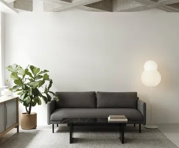 Puff Bubble golvlampa - Vit - Normann Copenhagen