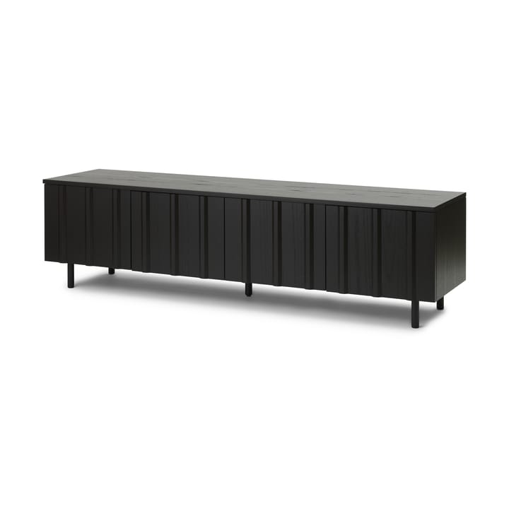 Rib sideboard låg, Soft Black Normann Copenhagen
