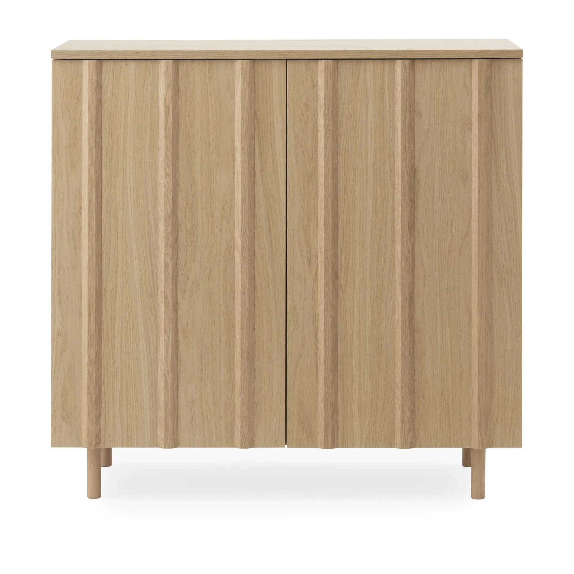 Rib skåp 96x98,5 cm, Oak Normann Copenhagen