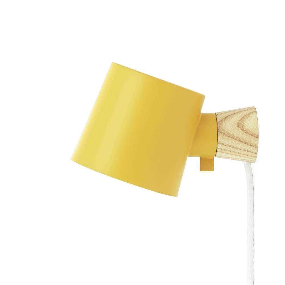 Normann Copenhagen Rise vägglampa Gul | Skandinavisk Design | Vägglampor | Gul