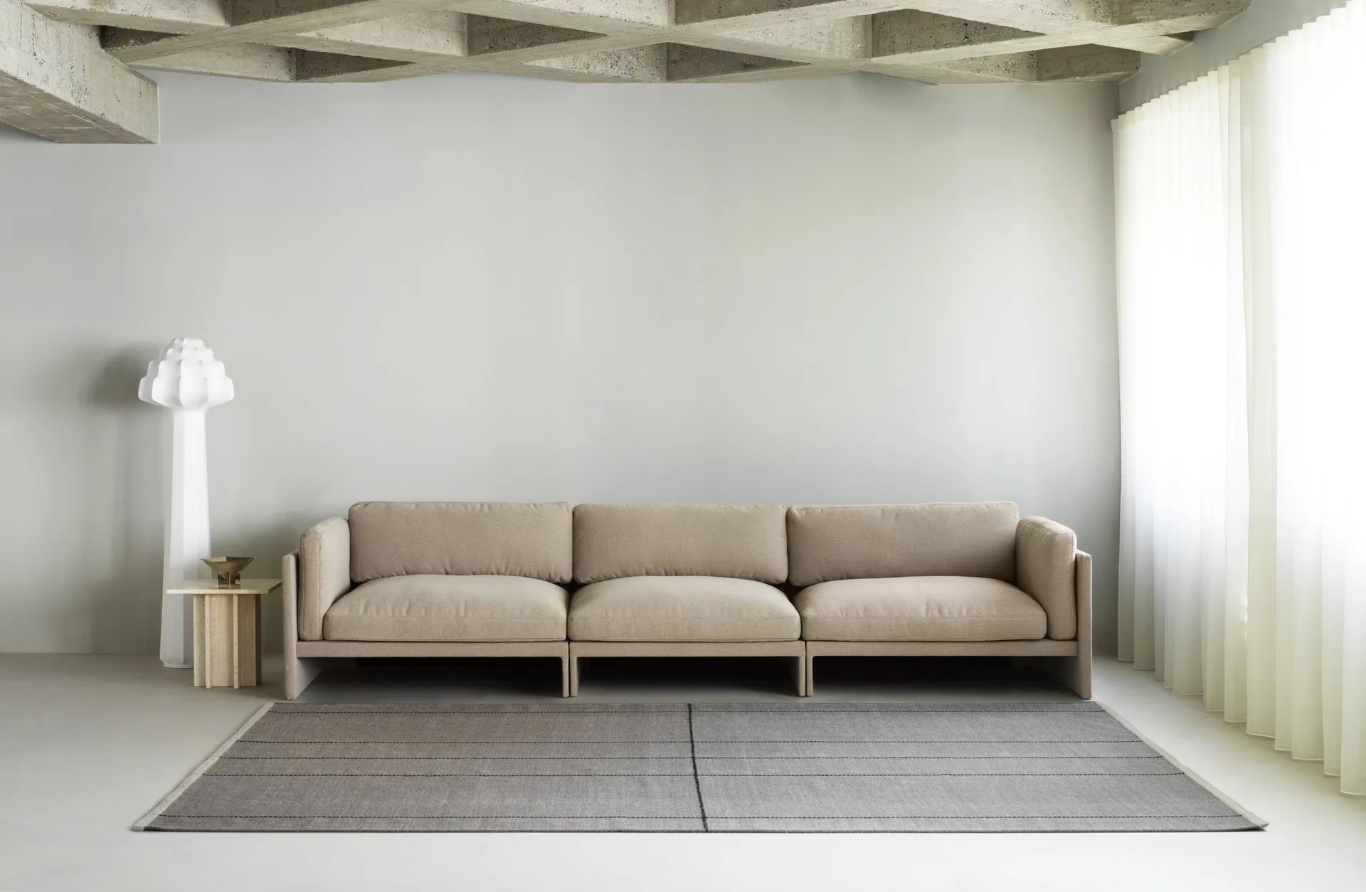 Seam matta, Blue tones, 170x240 cm Normann Copenhagen