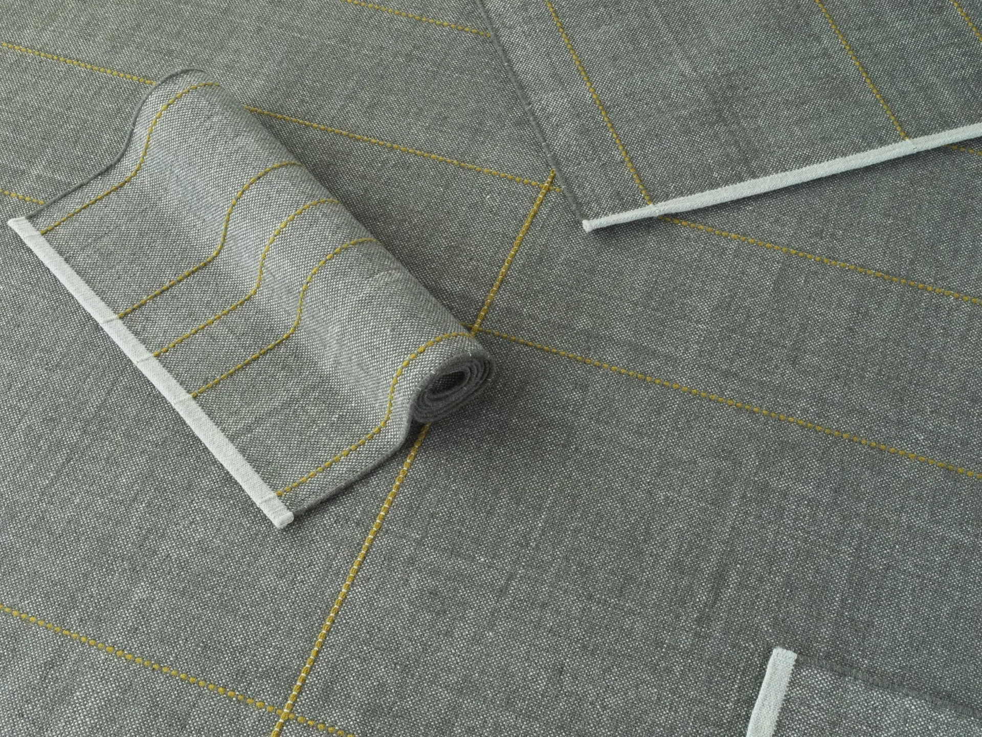 Seam matta, Blue tones, 250x350 cm Normann Copenhagen