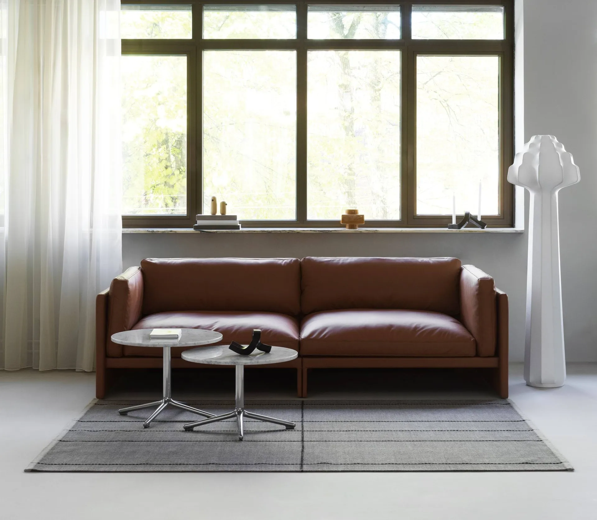 Seam matta, Grey tones, 200x300 cm Normann Copenhagen