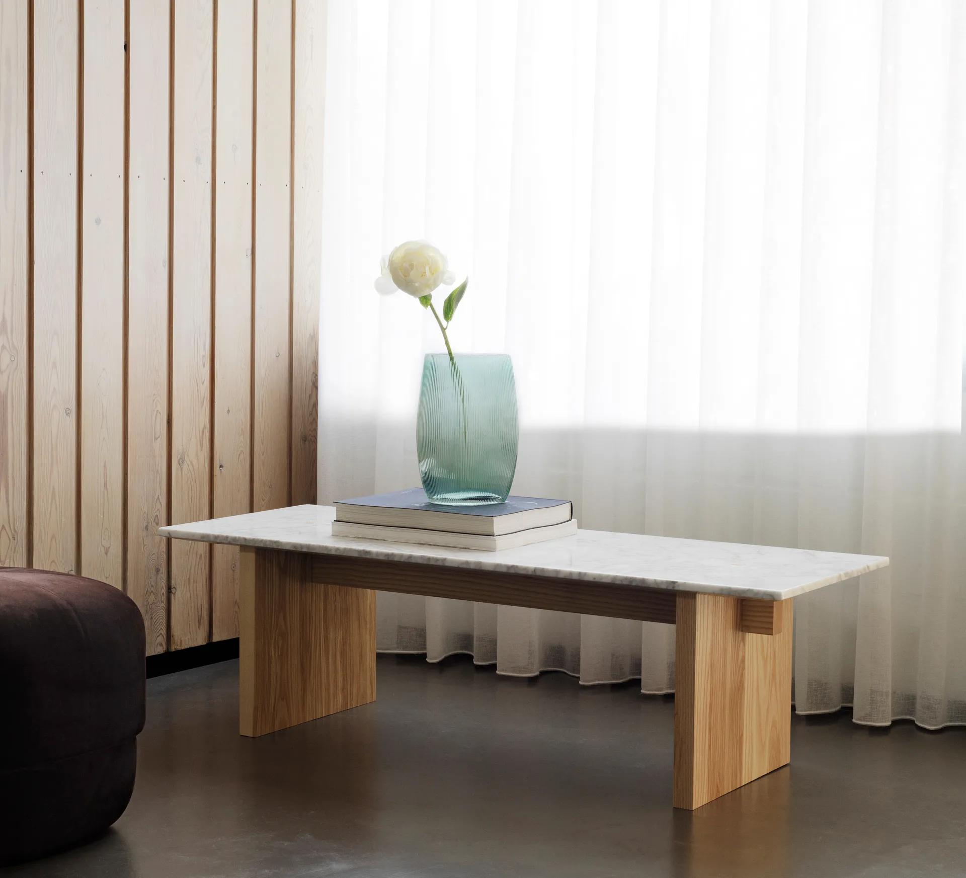 Solid Table soffbord 130x38,5x40 cm, White Normann Copenhagen