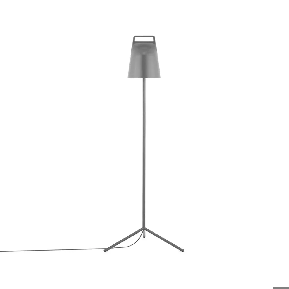 Normann Copenhagen Stage golvlampa grey, pulverlackerat stål