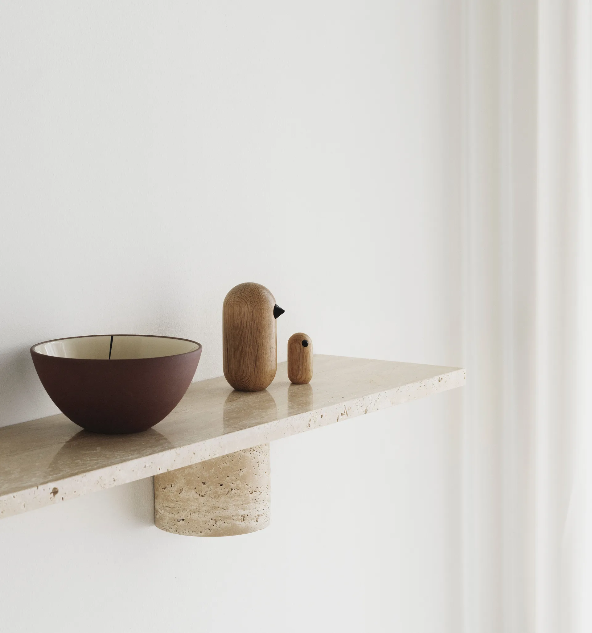 Sten Shelf hylla 120 cm, Travertine Normann Copenhagen
