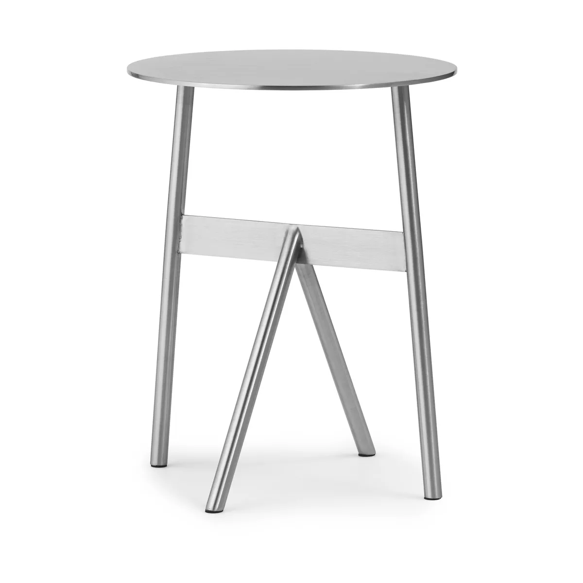 Normann Copenhagen Stock Table sidobord Ø37 cm H:46 cm Stainless Steel