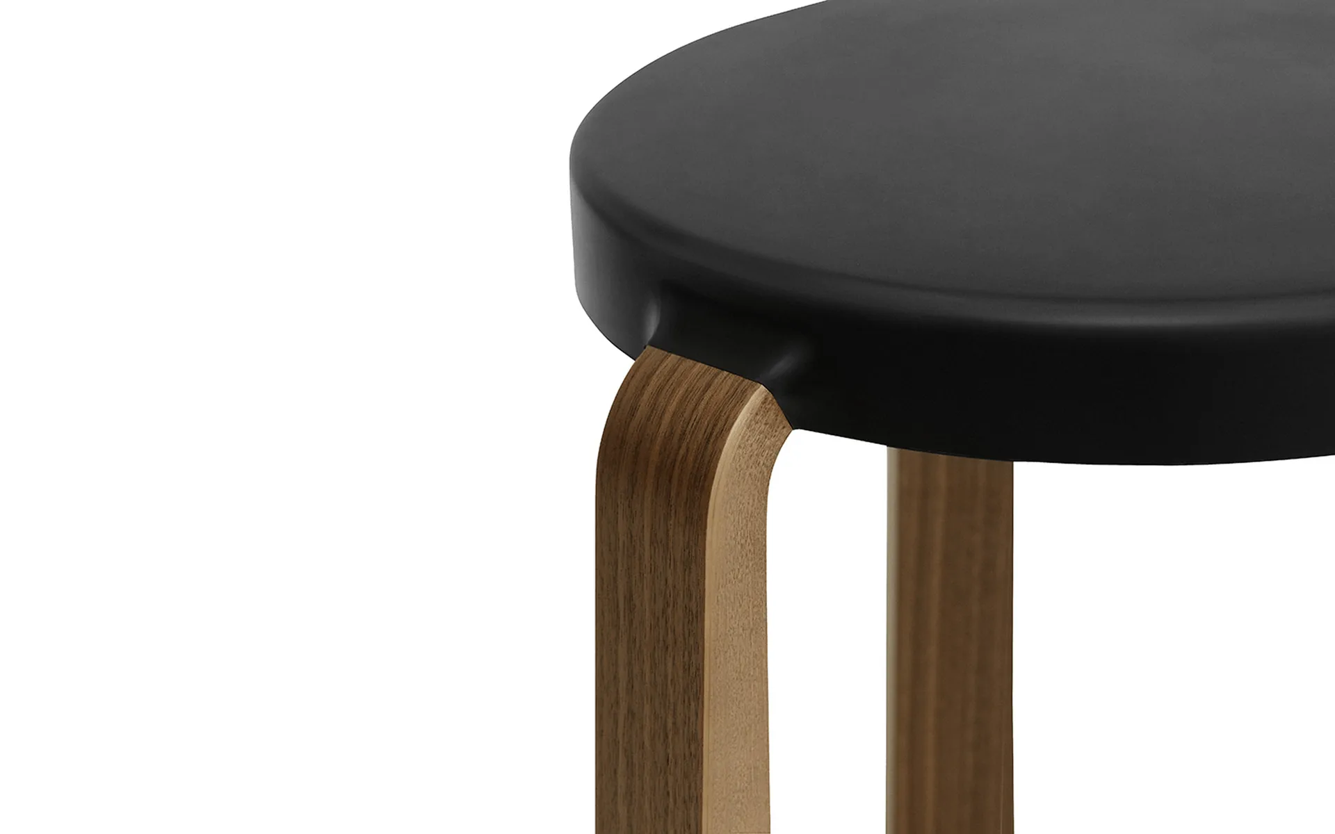 Tap pall, Black, valnötsben Normann Copenhagen