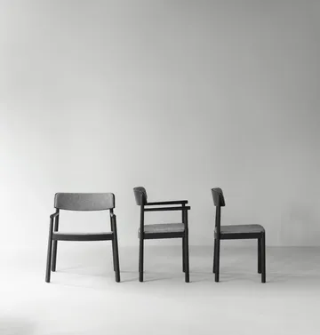 Timb fåtölj - Black ash-Hallingdal 166 - Normann Copenhagen