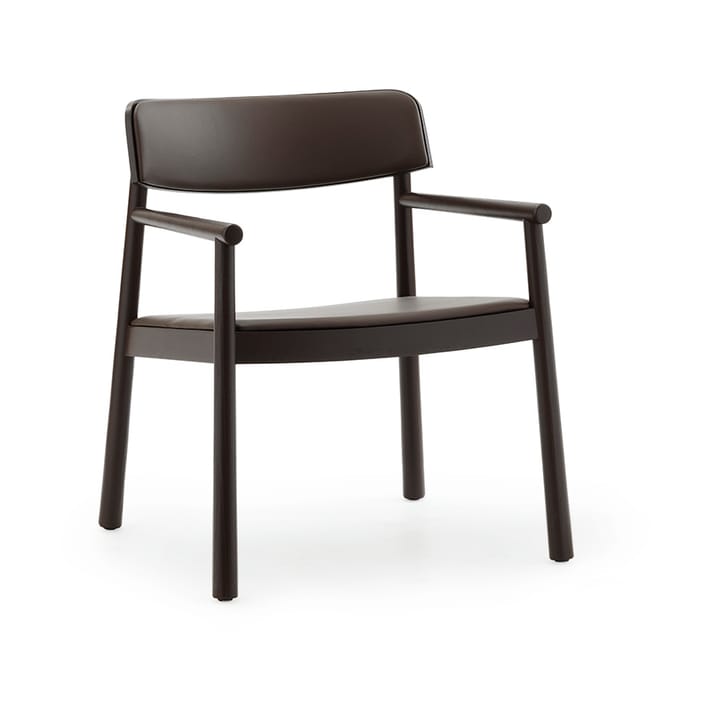 Timb fåtölj - Brown ash-Ultra Leather Chocolate - Normann Copenhagen